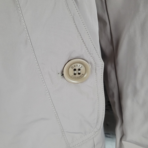 HENRY COTTON'S | knit ruffle detail belted zip puffer trench coat - Picture 6 of 16